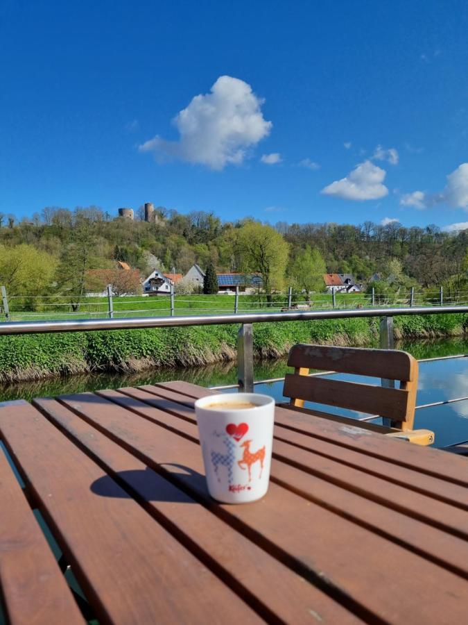 Ferienhaus Diemelaue Mit Klimaanlage Bad Karlshafen Extérieur photo